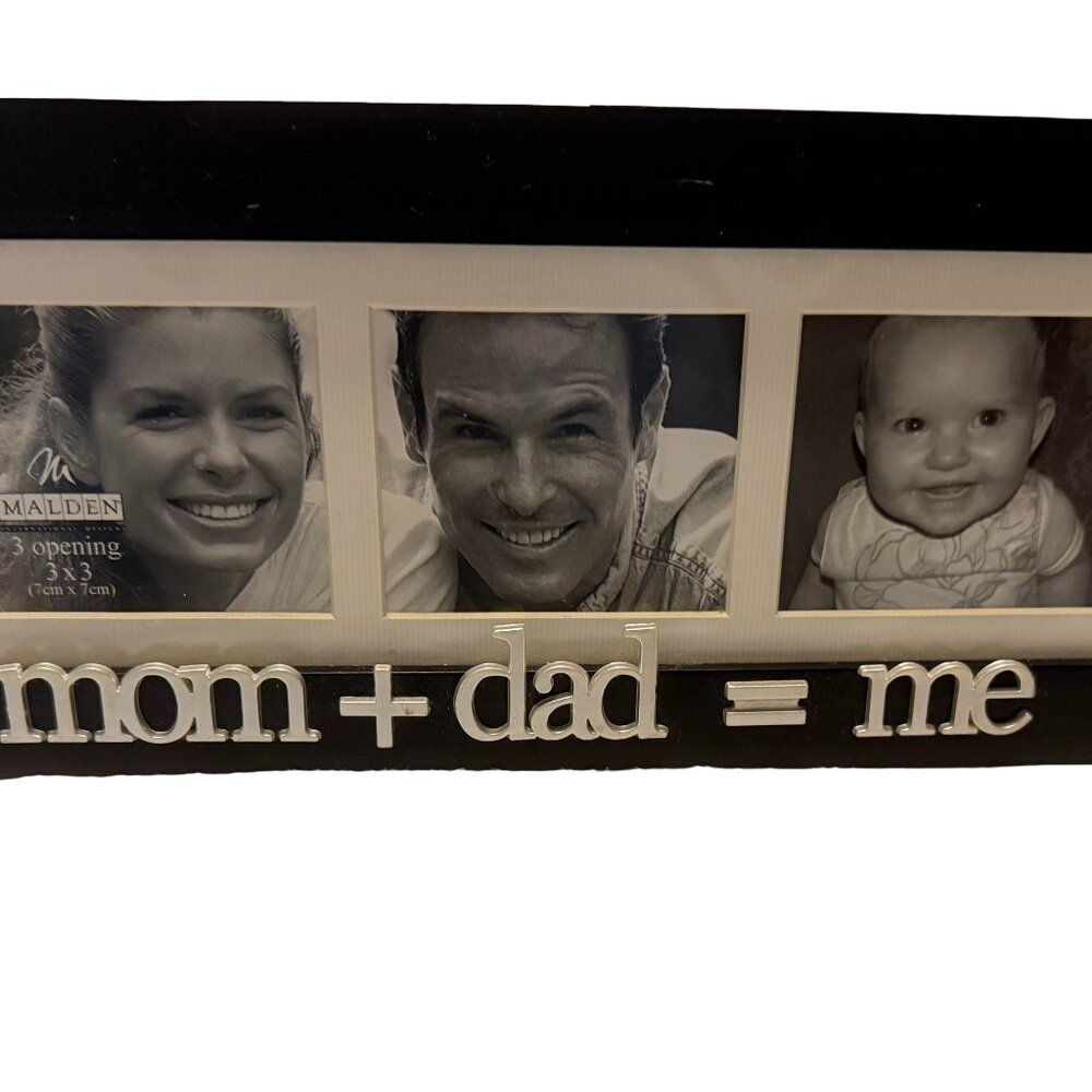 Mom + Dad = ME Photo Frame